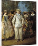The Actors of the Commedia dell'Arte by Nicolas Lancret