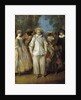 The Actors of the Commedia dell'Arte by Nicolas Lancret