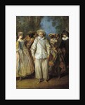 The Actors of the Commedia dell'Arte by Nicolas Lancret