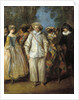 The Actors of the Commedia dell'Arte by Nicolas Lancret