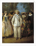 The Actors of the Commedia dell'Arte by Nicolas Lancret