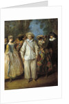 The Actors of the Commedia dell'Arte by Nicolas Lancret
