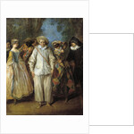 The Actors of the Commedia dell'Arte by Nicolas Lancret