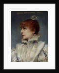 Portrait of Sarah Bernhardt by Louise Abbema