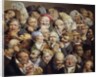 Reunion of 35 facial expressions by Louis Leopold Boilly