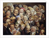 Reunion of 35 facial expressions by Louis Leopold Boilly