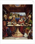 The Four doctors of the Church represented with attributes of the Four Evangelists by Il Pavese