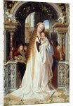 Virgin and Child with three Angels by Quentin Metsys