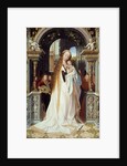 Virgin and Child with three Angels by Quentin Metsys