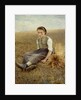 The little gleaner by Hugo Salmson