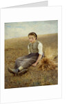 The little gleaner by Hugo Salmson