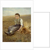 The little gleaner by Hugo Salmson