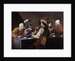 The cards players by Theodore Rombouts