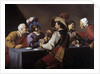The cards players by Theodore Rombouts