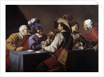 The cards players by Theodore Rombouts