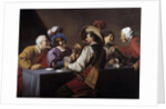 The cards players by Theodore Rombouts