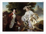 Portrait of Peter Perez Burdett and his wife Hannah by Joseph Wright of Derby
