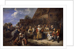A village banquet by Gillis Van Tilborgh