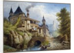 The laundry women in front of the castle by Belaife