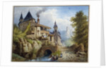 The laundry women in front of the castle by Belaife