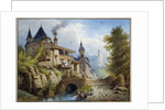 The laundry women in front of the castle by Belaife