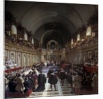 Estates General gathered by Louis XIII at the Louvre in 1614 by Jean Alaux