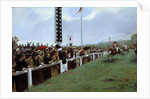 The Course at Longchamp by Jean Beraud