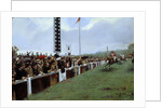 The Course at Longchamp by Jean Beraud