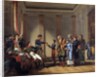 Benevolent act of the Emperor Napoleon I during the Polish camp by Jean Charles Tardieu