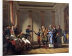 Benevolent act of the Emperor Napoleon I during the Polish camp by Jean Charles Tardieu