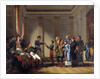 Benevolent act of the Emperor Napoleon I during the Polish camp by Jean Charles Tardieu