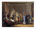 Benevolent act of the Emperor Napoleon I during the Polish camp by Jean Charles Tardieu