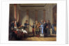 Benevolent act of the Emperor Napoleon I during the Polish camp by Jean Charles Tardieu