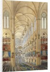 Interior of the Notre Dame Cathedral in Paris during the coronation of Napoleon I by Anonymous