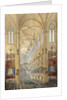 Interior of the Notre Dame Cathedral in Paris during the coronation of Napoleon I by Anonymous