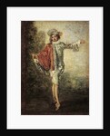 The Indifferent man by Jean Antoine Watteau