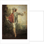 The Indifferent man by Jean Antoine Watteau