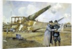 Heavy Artillery on the Railway by Francois Flameng