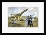 Heavy Artillery on the Railway by Francois Flameng