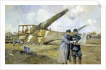 Heavy Artillery on the Railway by Francois Flameng