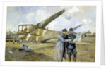 Heavy Artillery on the Railway by Francois Flameng