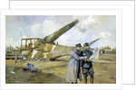 Heavy Artillery on the Railway by Francois Flameng