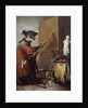 The Monkey Painter by Jean Baptiste Simeon Chardin