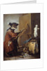 The Monkey Painter by Jean Baptiste Simeon Chardin