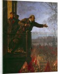 Lenin on the balcony of the Kschessinska Mansion by Anonymous