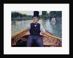 Rower in a Top Hat by Gustave Caillebotte