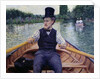 Rower in a Top Hat by Gustave Caillebotte