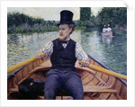 Rower in a Top Hat by Gustave Caillebotte