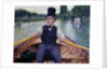 Rower in a Top Hat by Gustave Caillebotte