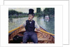 Rower in a Top Hat by Gustave Caillebotte